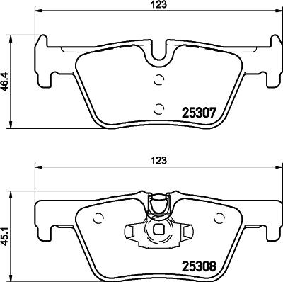 HELLA PAGID 8DB 355 019-971 - Komplet Pločica, disk-kočnica www.molydon.hr