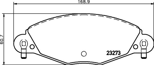 HELLA PAGID 8DB 355 019-421 - Komplet Pločica, disk-kočnica www.molydon.hr