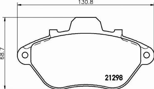 HELLA PAGID 8DB 355 019-051 - Komplet Pločica, disk-kočnica www.molydon.hr