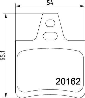 HELLA PAGID 8DB 355 019-011 - Komplet Pločica, disk-kočnica www.molydon.hr