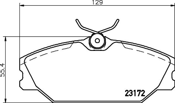 HELLA PAGID 8DB 355 019-391 - Komplet Pločica, disk-kočnica www.molydon.hr