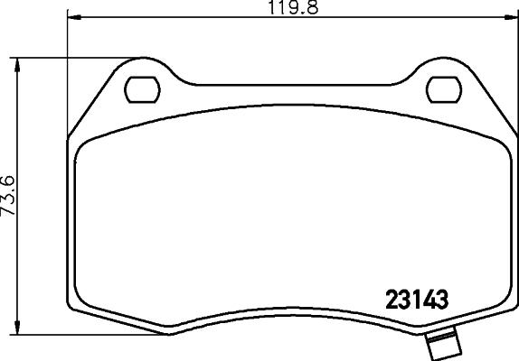 HELLA PAGID 8DB 355 014-461 - Komplet Pločica, disk-kočnica www.molydon.hr