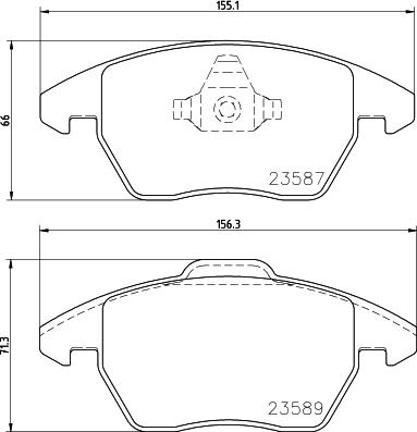 HELLA PAGID 8DB 355 014-511 - Komplet Pločica, disk-kočnica www.molydon.hr