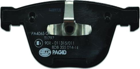 HELLA PAGID 8DB 355 014-141 - Komplet Pločica, disk-kočnica www.molydon.hr