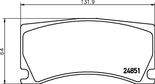 HELLA PAGID 8DB 355 014-101 - Komplet Pločica, disk-kočnica www.molydon.hr