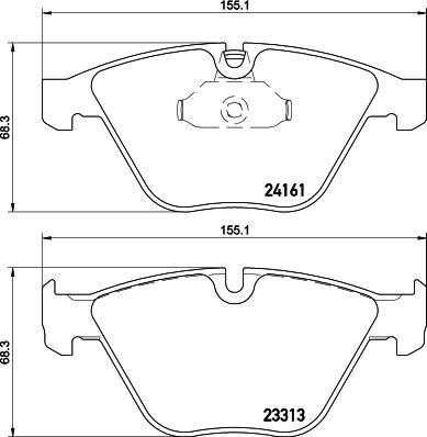 HELLA PAGID 8DB 355 015-601 - Komplet Pločica, disk-kočnica www.molydon.hr