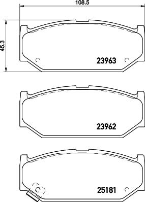 HELLA PAGID 8DB 355 015-751 - Komplet Pločica, disk-kočnica www.molydon.hr