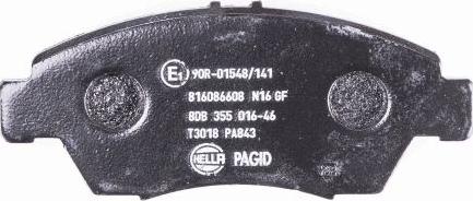 HELLA PAGID 8DB 355 016-461 - Komplet Pločica, disk-kočnica www.molydon.hr