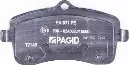 HELLA PAGID 8DB 355 016-261 - Komplet Pločica, disk-kočnica www.molydon.hr