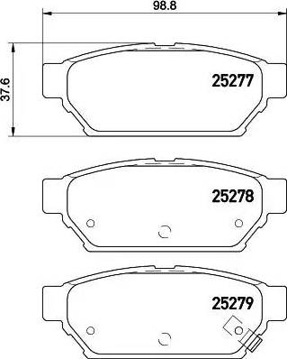 HELLA PAGID 8DB 355 016-201 - Komplet Pločica, disk-kočnica www.molydon.hr