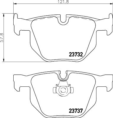 HELLA PAGID 8DB 355 010-471 - Komplet Pločica, disk-kočnica www.molydon.hr