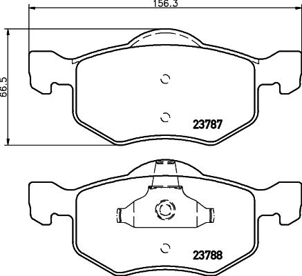 HELLA PAGID 8DB 355 010-141 - Komplet Pločica, disk-kočnica www.molydon.hr