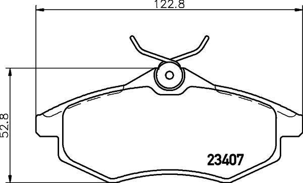 HELLA PAGID 8DB 355 010-161 - Komplet Pločica, disk-kočnica www.molydon.hr