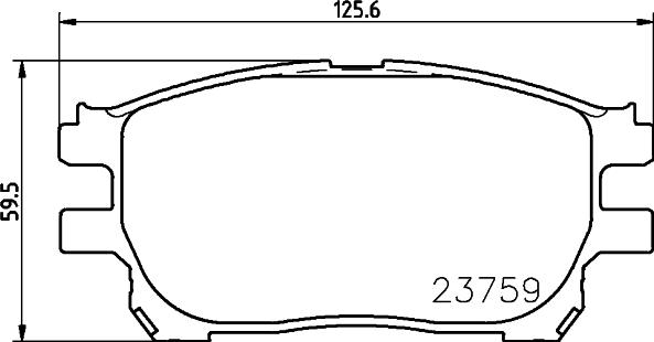 HELLA PAGID 8DB 355 010-111 - Komplet Pločica, disk-kočnica www.molydon.hr