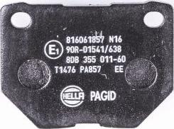 HELLA PAGID 8DB 355 011-601 - Komplet Pločica, disk-kočnica www.molydon.hr