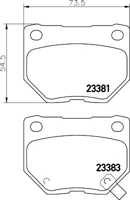 HELLA PAGID 8DB 355 011-601 - Komplet Pločica, disk-kočnica www.molydon.hr