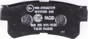 HELLA PAGID 8DB 355 011-151 - Komplet Pločica, disk-kočnica www.molydon.hr