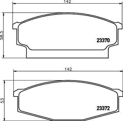 HELLA PAGID 8DB 355 011-121 - Komplet Pločica, disk-kočnica www.molydon.hr