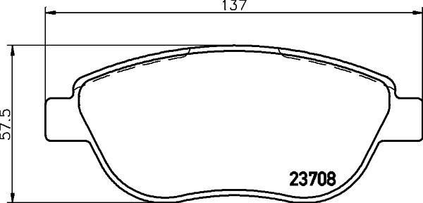 HELLA PAGID 8DB 355 011-331 - Komplet Pločica, disk-kočnica www.molydon.hr