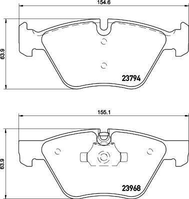 HELLA PAGID 8DB 355 011-321 - Komplet Pločica, disk-kočnica www.molydon.hr