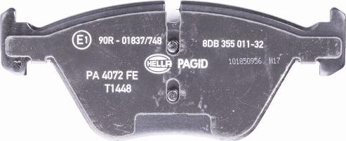 HELLA PAGID 8DB 355 011-321 - Komplet Pločica, disk-kočnica www.molydon.hr