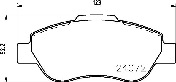 HELLA PAGID 8DB 355 011-241 - Komplet Pločica, disk-kočnica www.molydon.hr