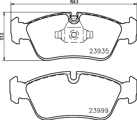 HELLA PAGID 8DB 355 031-201 - Komplet Pločica, disk-kočnica www.molydon.hr