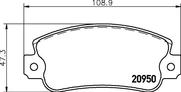 HELLA PAGID 8DB 355 018-991 - Komplet Pločica, disk-kočnica www.molydon.hr