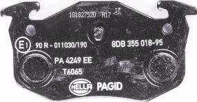 HELLA PAGID 8DB 355 018-951 - Komplet Pločica, disk-kočnica www.molydon.hr