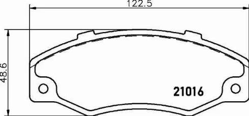 HELLA PAGID 8DB 355 018-971 - Komplet Pločica, disk-kočnica www.molydon.hr