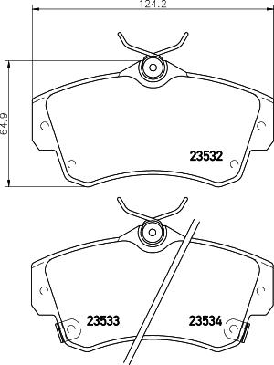 HELLA PAGID 8DB 355 018-651 - Komplet Pločica, disk-kočnica www.molydon.hr