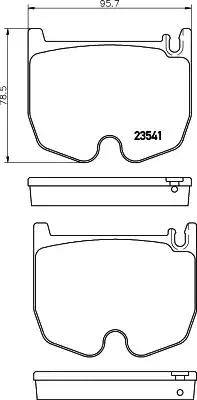 HELLA PAGID 8DB 355 018-681 - Komplet Pločica, disk-kočnica www.molydon.hr