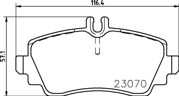 HELLA PAGID 8DB 355 018-311 - Komplet Pločica, disk-kočnica www.molydon.hr