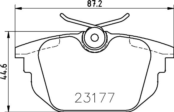 HELLA PAGID 8DB 355 018-371 - Komplet Pločica, disk-kočnica www.molydon.hr