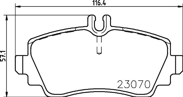 HELLA PAGID 8DB 355 018-281 - Komplet Pločica, disk-kočnica www.molydon.hr