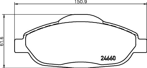 HELLA PAGID 8DB 355 013-911 - Komplet Pločica, disk-kočnica www.molydon.hr