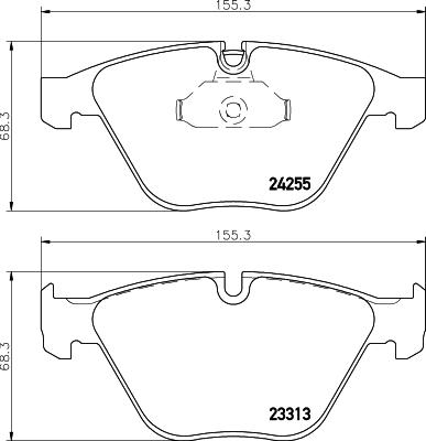 HELLA PAGID 8DB 355 013-931 - Komplet Pločica, disk-kočnica www.molydon.hr