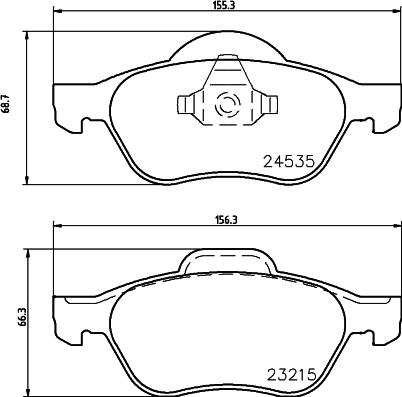 HELLA PAGID 8DB 355 013-271 - Komplet Pločica, disk-kočnica www.molydon.hr