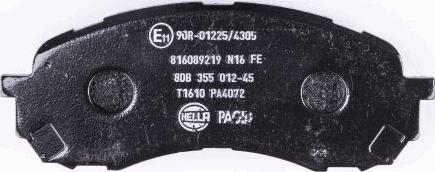 HELLA PAGID 8DB 355 012-451 - Komplet Pločica, disk-kočnica www.molydon.hr