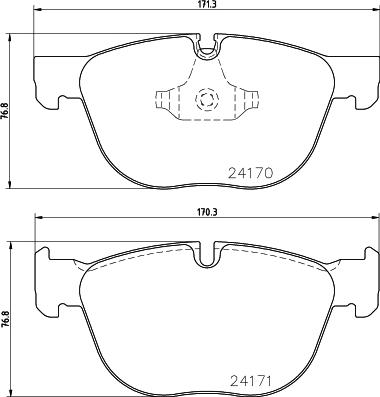 HELLA PAGID 8DB 355 012-541 - Komplet Pločica, disk-kočnica www.molydon.hr