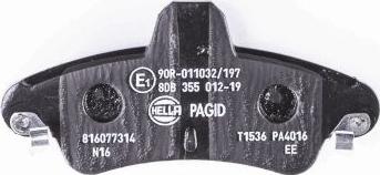 HELLA PAGID 8DB 355 012-191 - Komplet Pločica, disk-kočnica www.molydon.hr