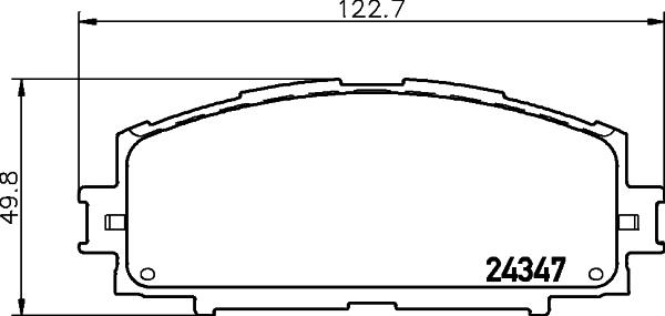 HELLA PAGID 8DB 355 012-361 - Komplet Pločica, disk-kočnica www.molydon.hr