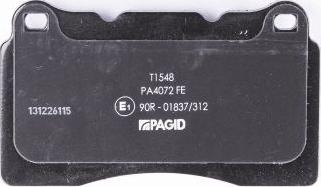 HELLA PAGID 8DB 355 012-291 - Komplet Pločica, disk-kočnica www.molydon.hr