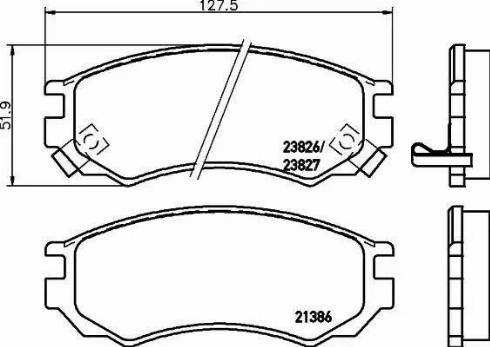 HELLA PAGID 8DB 355 017-061 - Komplet Pločica, disk-kočnica www.molydon.hr