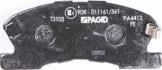 HELLA PAGID 8DB 355 017-111 - Komplet Pločica, disk-kočnica www.molydon.hr