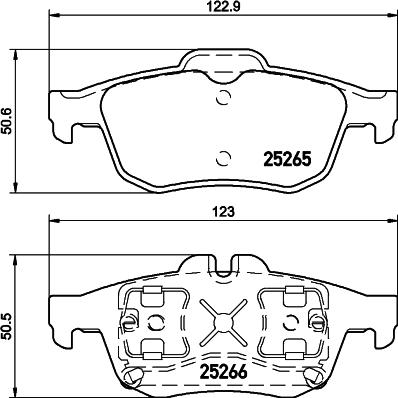 HELLA PAGID 8DB 355 017-341 - Komplet Pločica, disk-kočnica www.molydon.hr