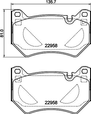 HELLA PAGID 8DB355039511 - Komplet Pločica, disk-kočnica www.molydon.hr