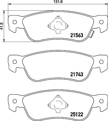 HELLA PAGID 8DB 355 039-661 - Komplet Pločica, disk-kočnica www.molydon.hr