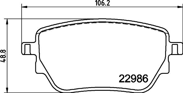 HELLA PAGID 8DB 355 039-021 - Komplet Pločica, disk-kočnica www.molydon.hr