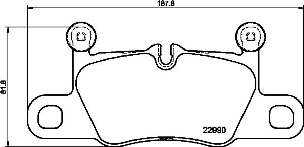 HELLA PAGID 8DB355039821 - Komplet Pločica, disk-kočnica www.molydon.hr